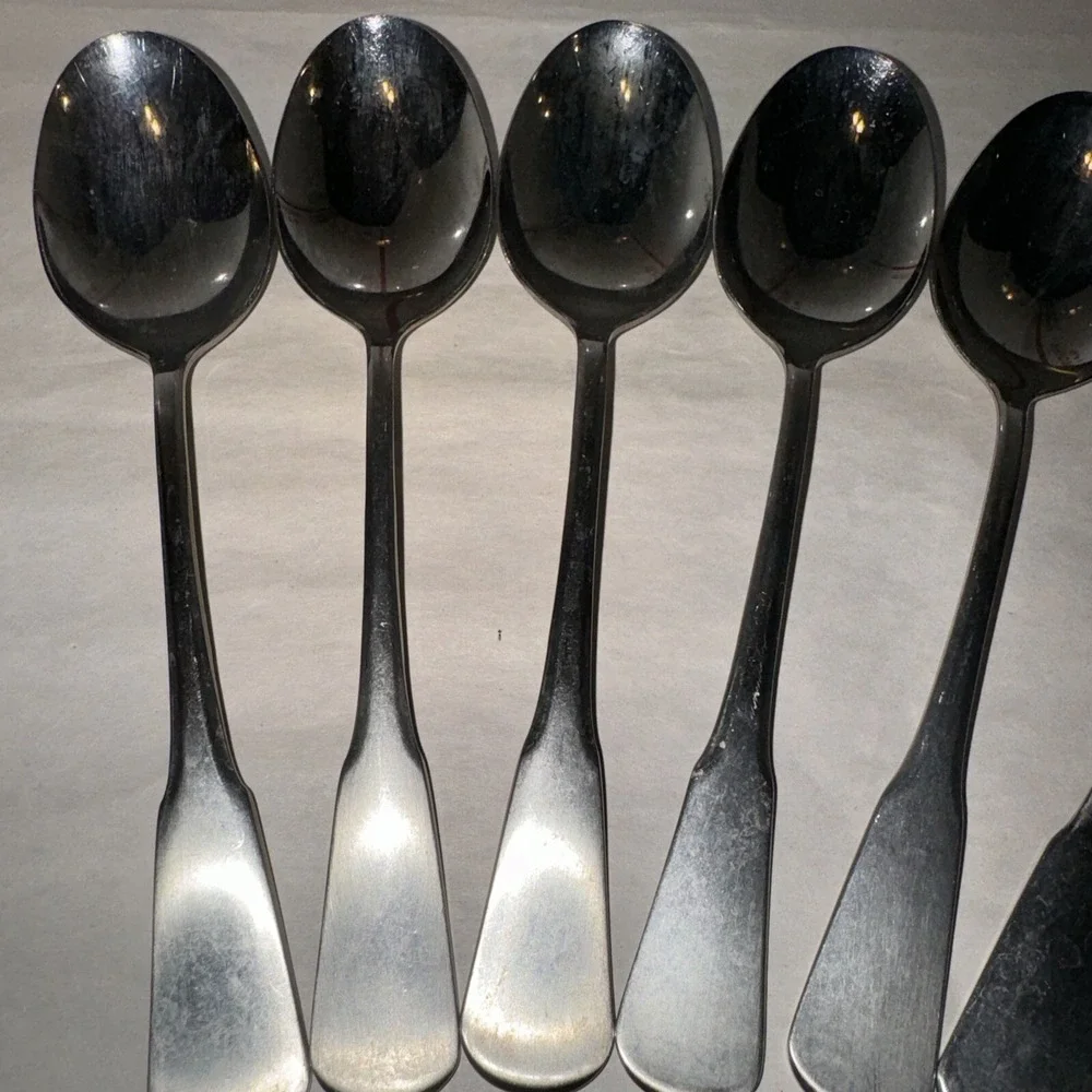 SSS By Oneida‎ Colonial Boston / Minute Man Stainless Flatware 7 Tablespoons